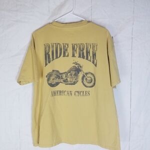 T Bar Limited ride free American Cycles t-shirt